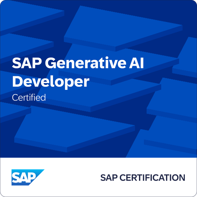 SAP Certified - SAP Generative AI Developer (C_AIG_2412)