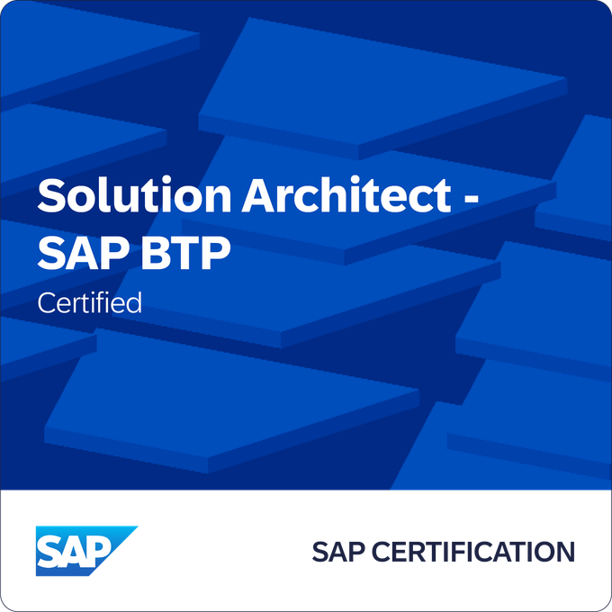 SAP-Certified BTP Solution Architect (P_BTPA)